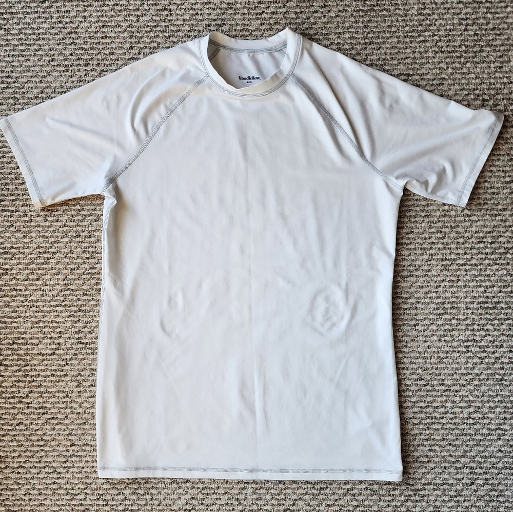 Men's Tall Slim Fit Short Sleeve Rash Gaurd Swim Shirts